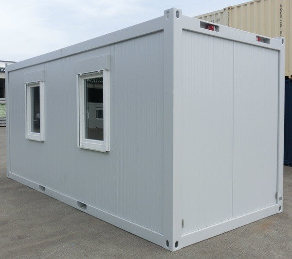 Módulo Contenedor 20' + 2 Ventanas + 1 Puerta