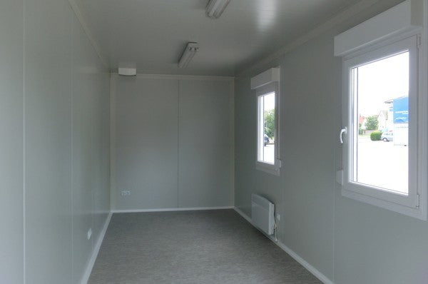 Módulo Contenedor 20' + 2 Ventanas + 1 Puerta