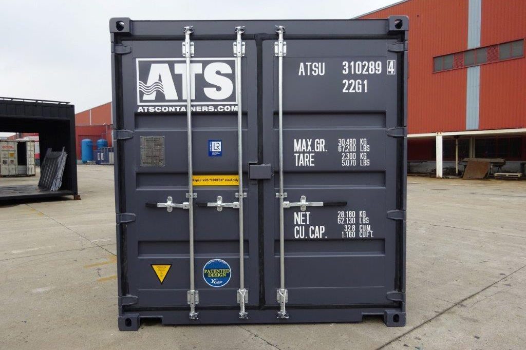 CONTENEDOR NUEVO DE TRES PUERTAS DE 20 PIES