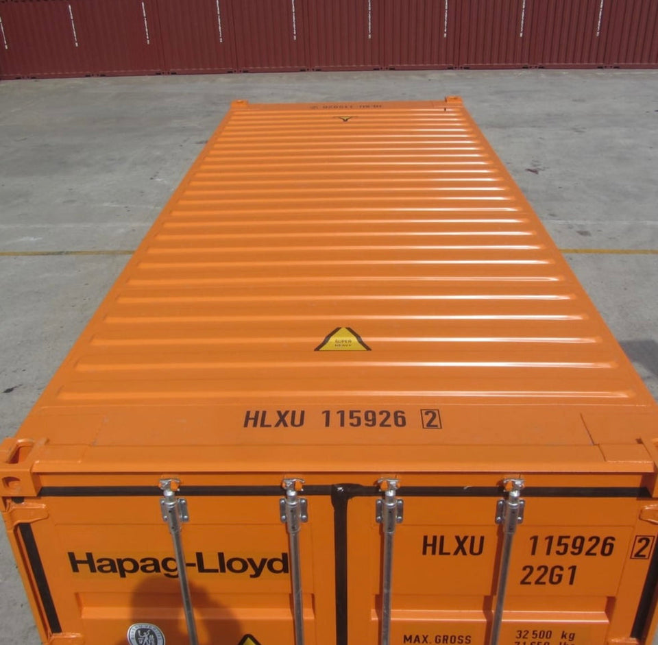 CONTENEDOR MARITIMO DE 20 PIES NARANJA - NUEVO